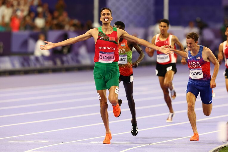 パリ五輪で金メダルを獲得するなど近年無類の強さを見せるモロッコのエルバカリ　©JMPA