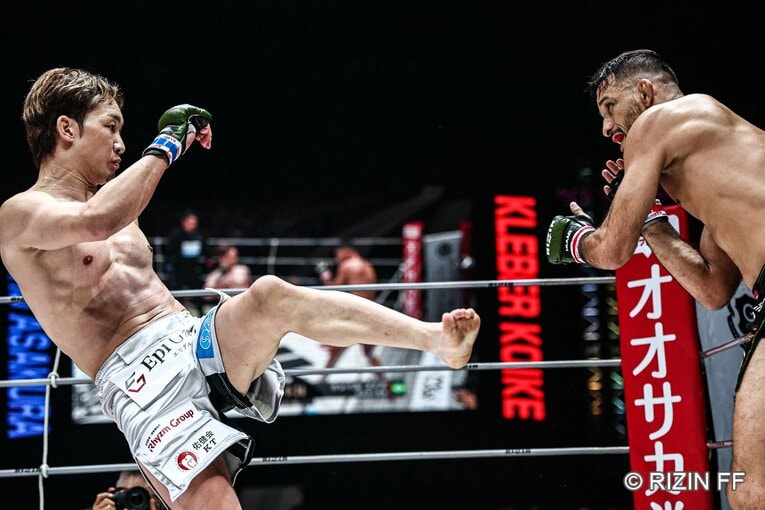 『超RIZIN.4』朝倉未来vs.クレベル・コイケ　©RIZIN FF