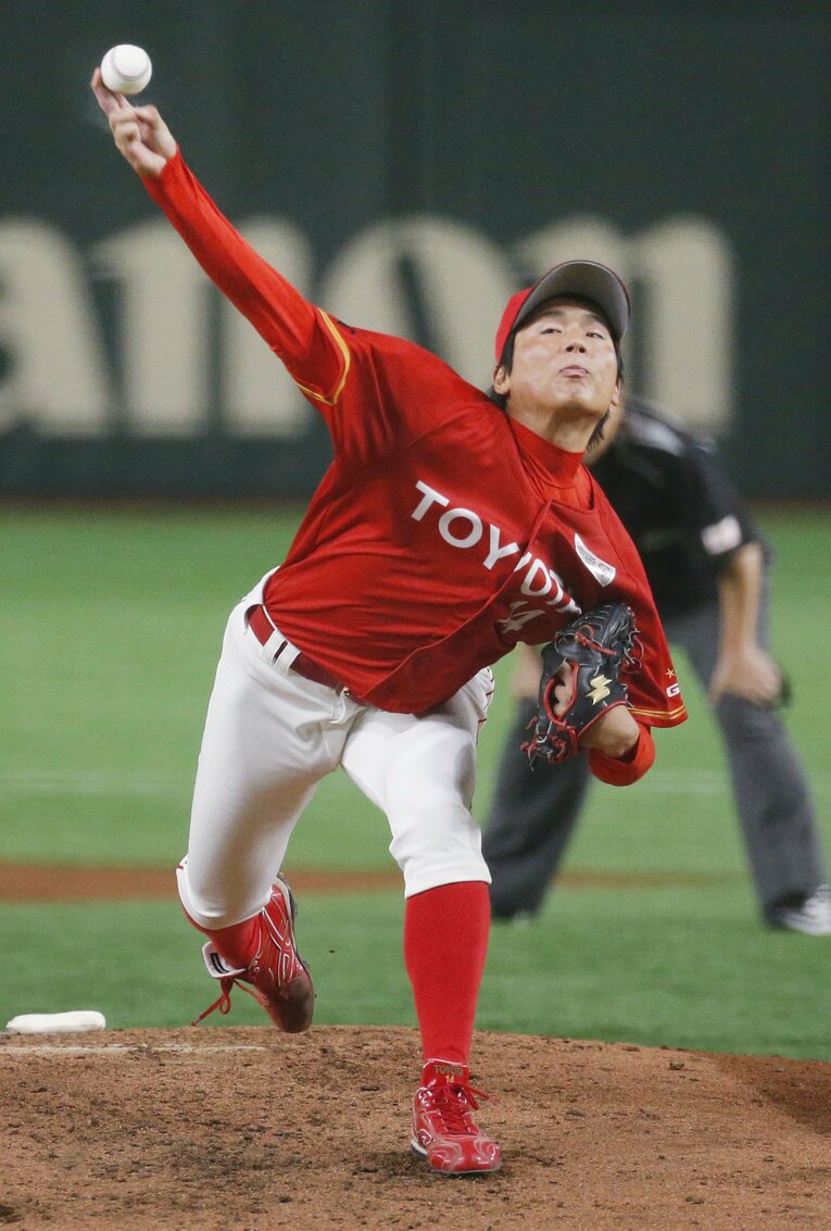 トヨタ自動車時代の栗林　©Kyodo News