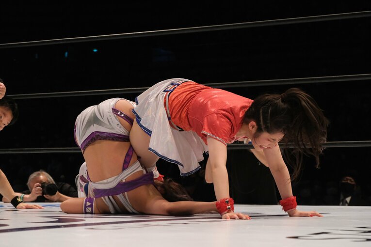 王者・AZMが「天才」と断言し溺愛する駿河メイ、その真の凄さとは？ ハイスピード王座戦で敗北もスターダムファンが熱狂した理由(33)