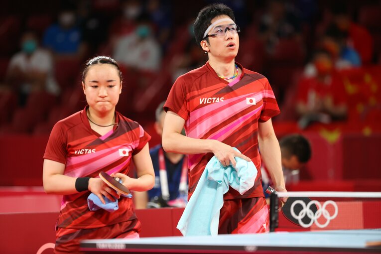 東京五輪では卓球の水谷隼らも誹謗中傷を受けたと明かした　©JMPA