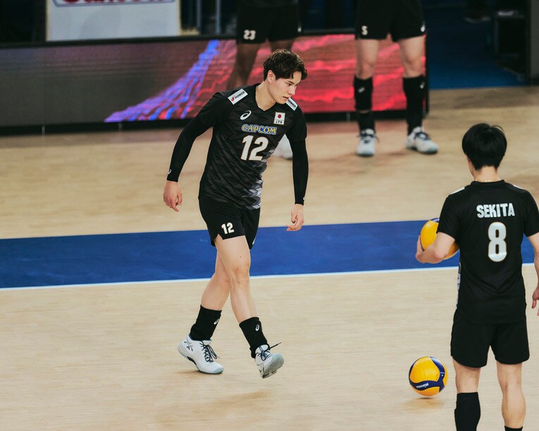 高橋藍（VNLスロベニア戦）©︎Yuki Suenaga