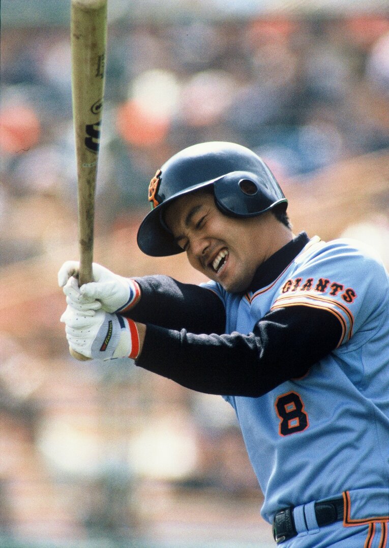 現役時代の原。1986年撮影　©Makoto Kenmizaki