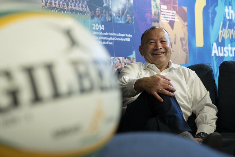 現在は母国オーストラリアのワラビーズを率いるエディー・ジョーンズ　©Miho Watanabe