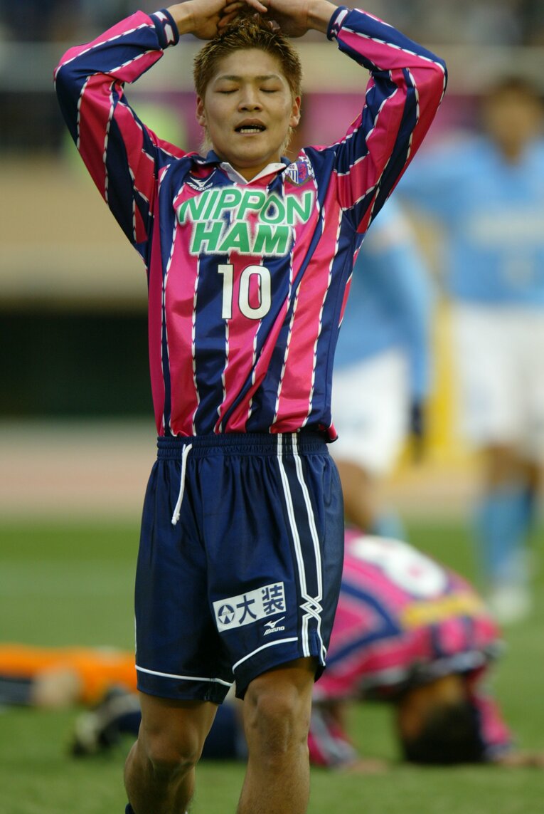 2004年セレッソ大阪時代、天皇杯　©︎Toshiya Kondo