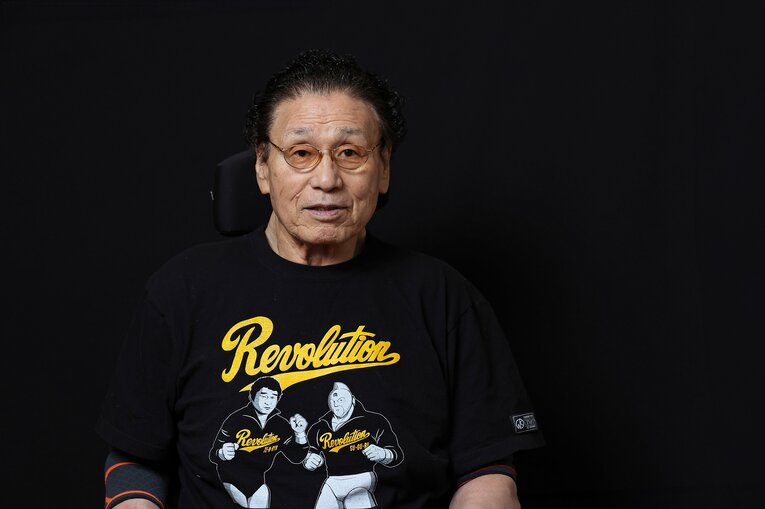現在、74歳になった天龍源一郎。25年前の武藤敬司とのベストバウトを語った ©︎Shigeki Yamamoto