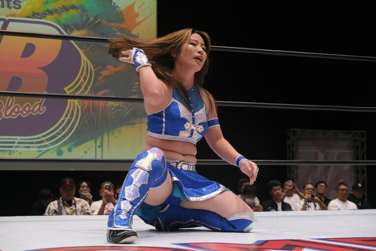 スターダムの大学生レスラー・妃南　©Norihiro Hashimoto