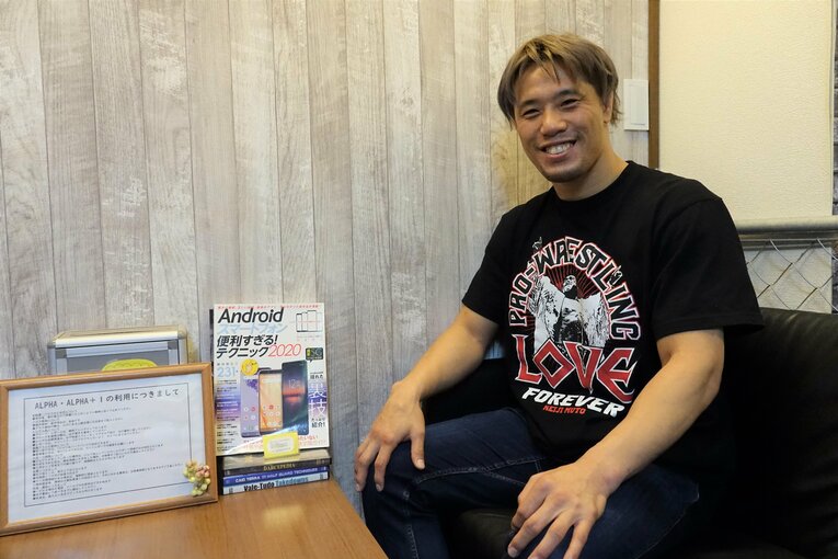 2023年3月、リバーサルジム立川ALPHAでインタビューに応じる金原正徳　©Koji Fuse