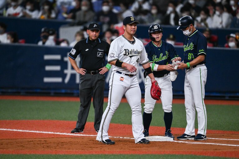 オリックス頓宮裕真（2022年日本シリーズ）©︎Nanae Suzuki