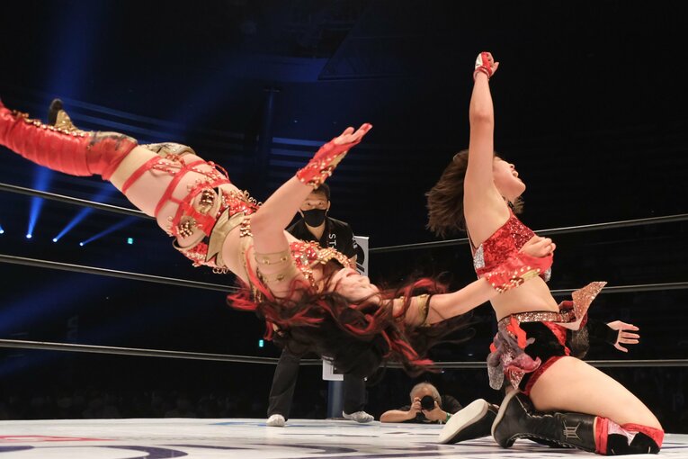 “元アイドルのパワーファイター”ひめか覚醒の日…父の死を乗り越え、スターダムリーグ戦で林下詩美にも勝利「もうクヨクヨしてられない」(65)