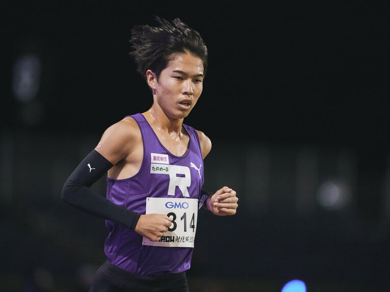 MARCH対抗戦2組、立教大の田丸颯馬（1年）　©Yuki Suenaga