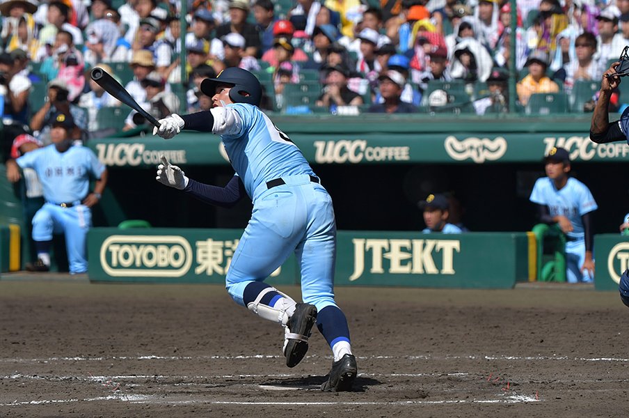 常葉大菊川は最後まで真っ向勝負。近江・北村に6打点献上も勲章だ。<Number Web> photograph by Hideki Sugiyama