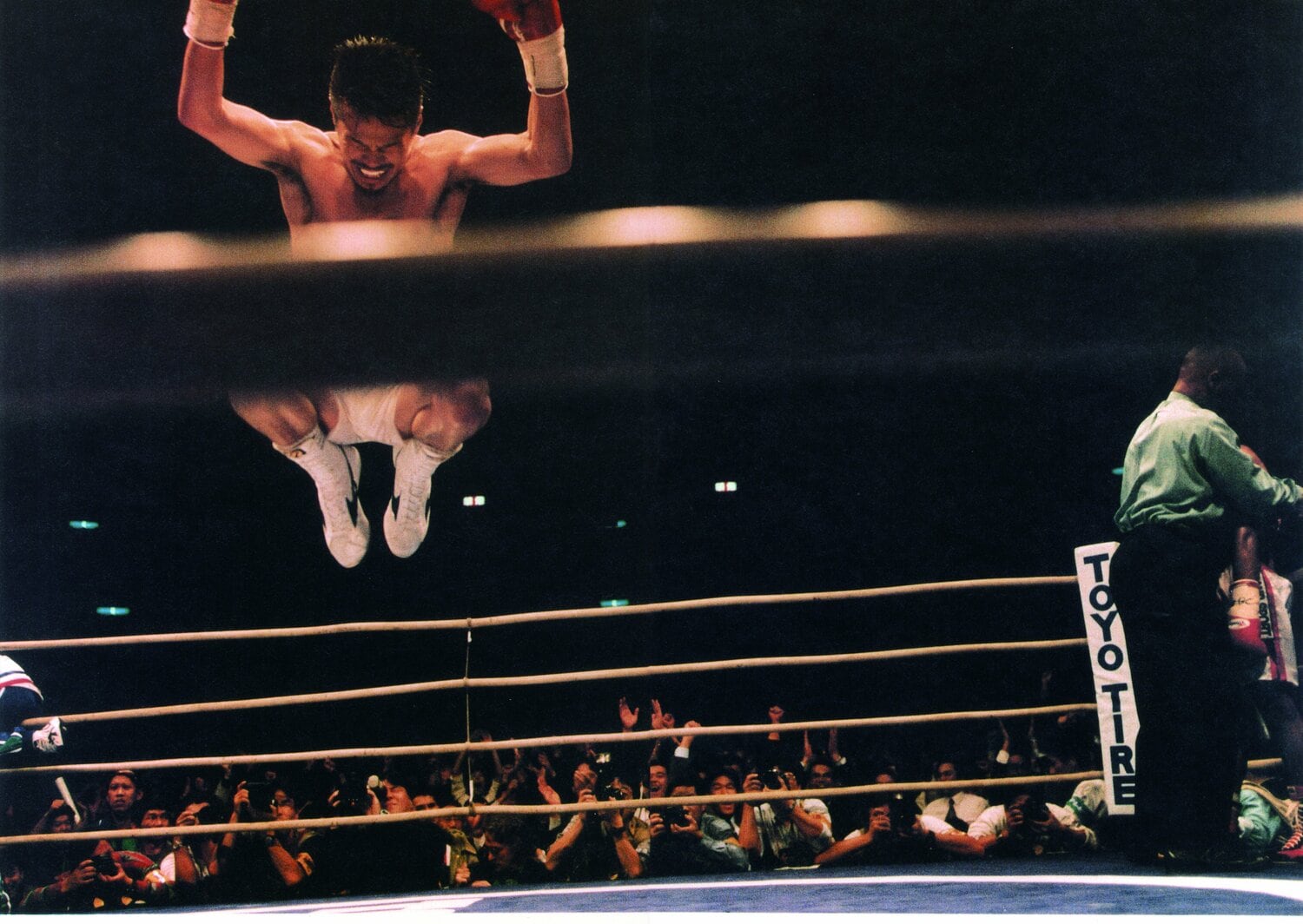 1997年11月、約5年ぶりに王座返り咲きを果たしたシリモンコン戦の大ジャンプ