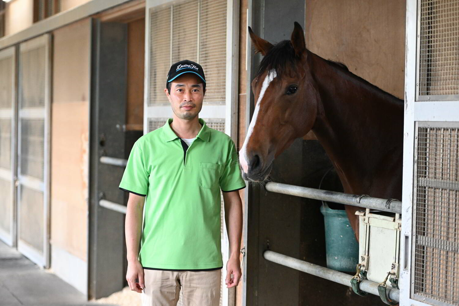 杉山調教師　©Keiji Ishikawa