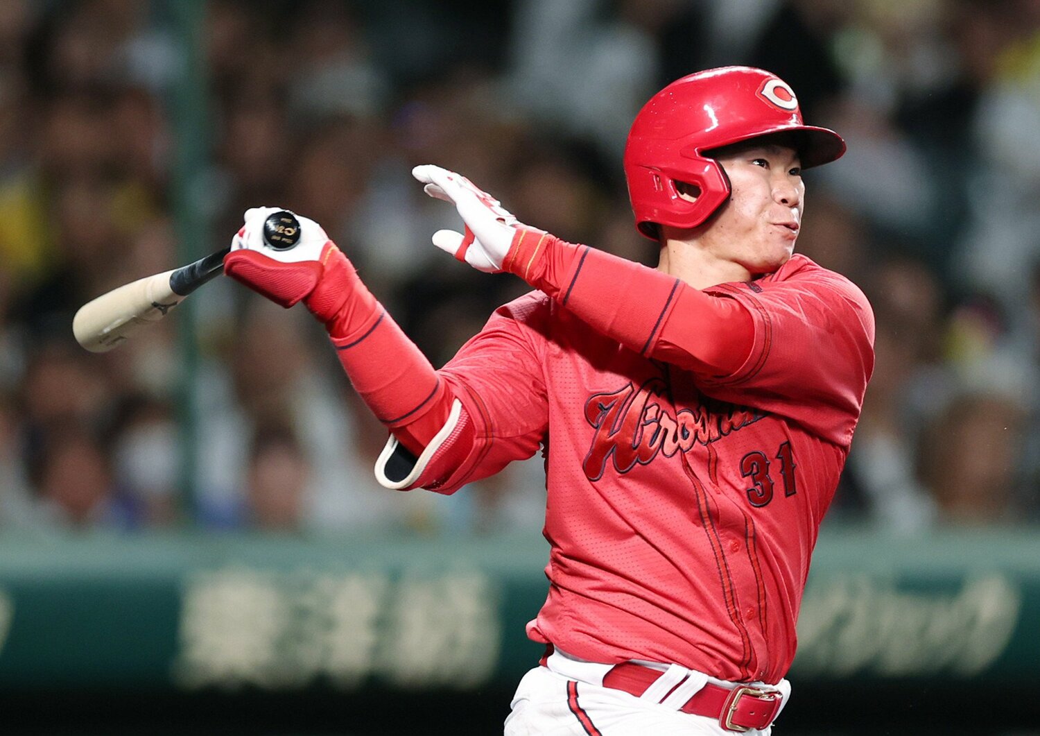 打撃成績は2021〜22年に及ばなかったが。捕手としての貢献を大きく評価された　©JIJI PRESS