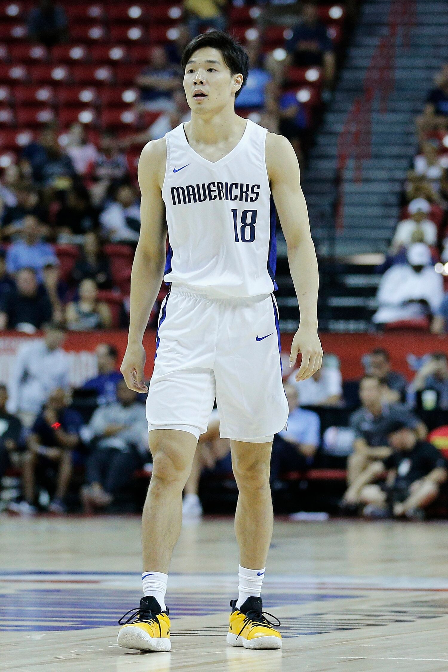 2019年夏、マーベリックスのメンバーとしてサマーリーグに出場した馬場 ©Getty Images