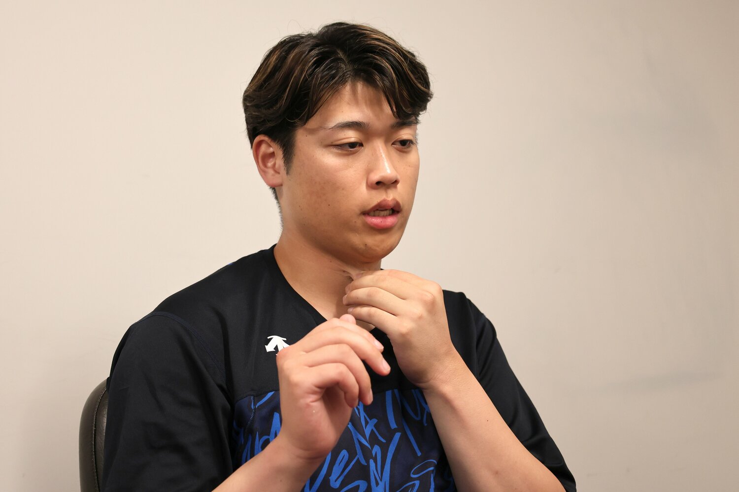 じつは背水の陣でマウンドに上がっていたという小園　©NumberWeb