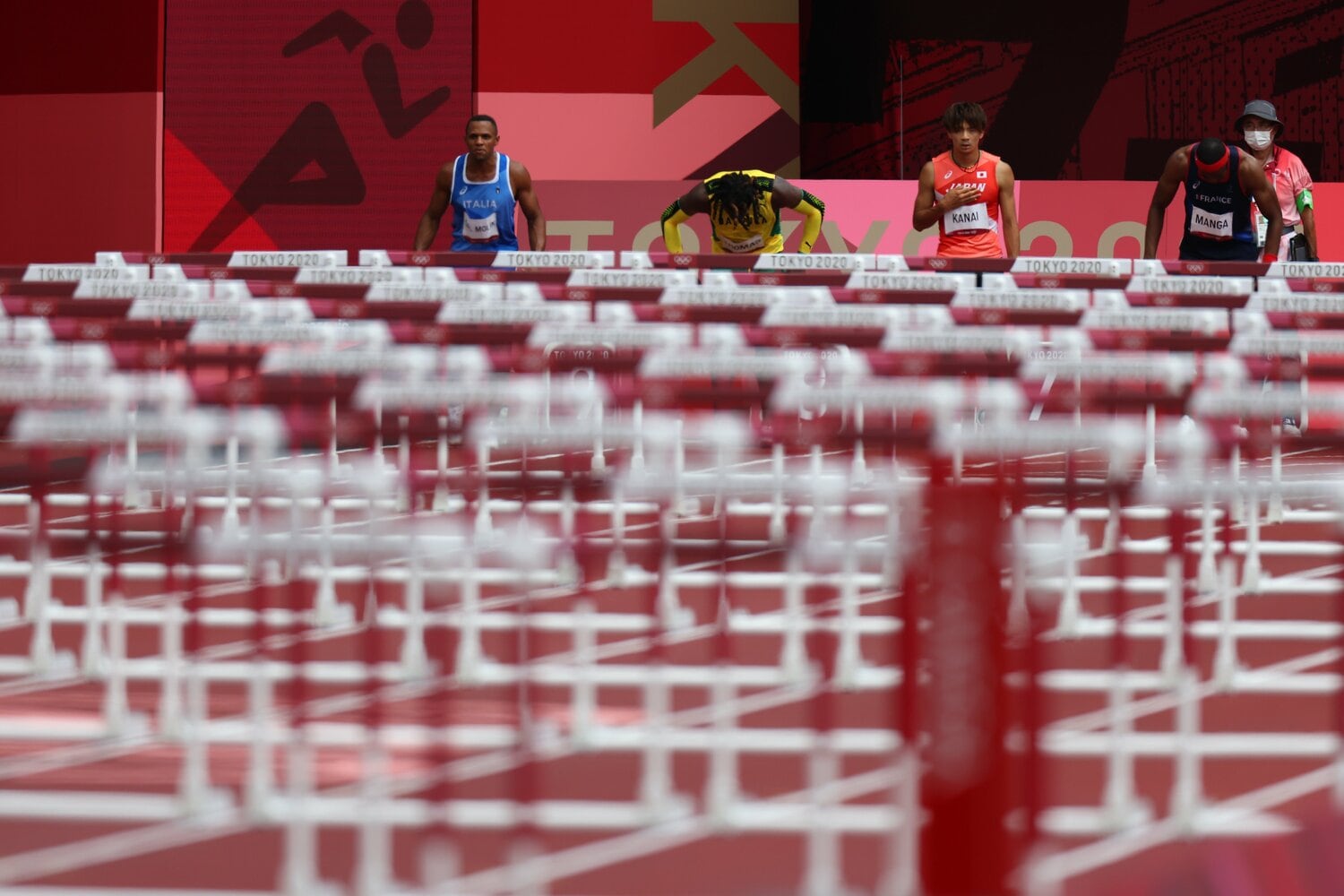 東京五輪、準決勝のスタート前　©Ryosuke Menju／JMPA