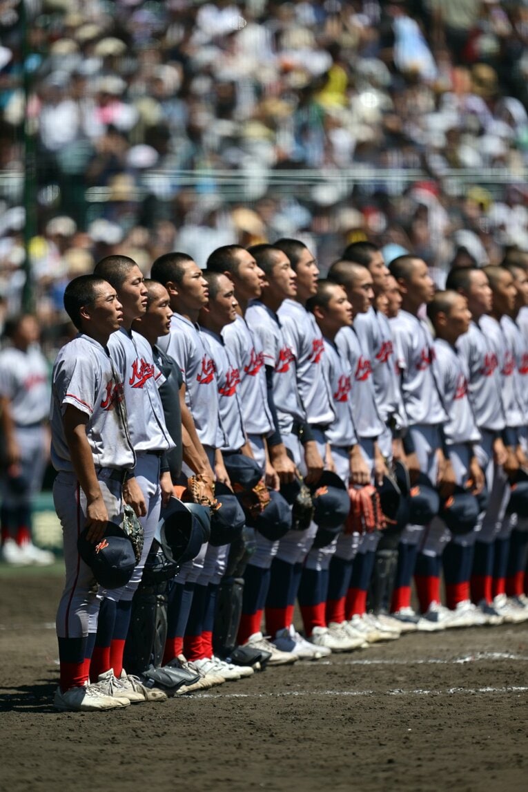 その強さとともに、校歌が話題を集めた京都国際　©Hideki Sugiyama