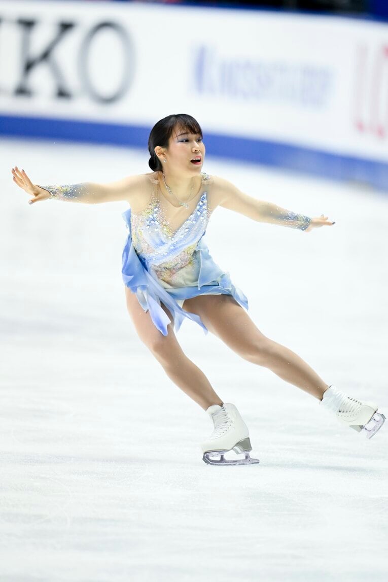 三原舞依のNHK杯フリーの演技　©Asami Enomoto