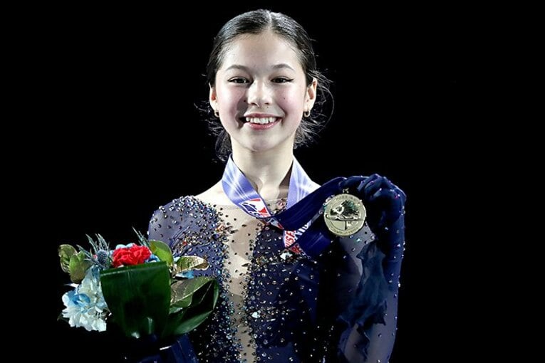 昨年の全米選手権でのアリサ・リュウ　(C)Getty Images