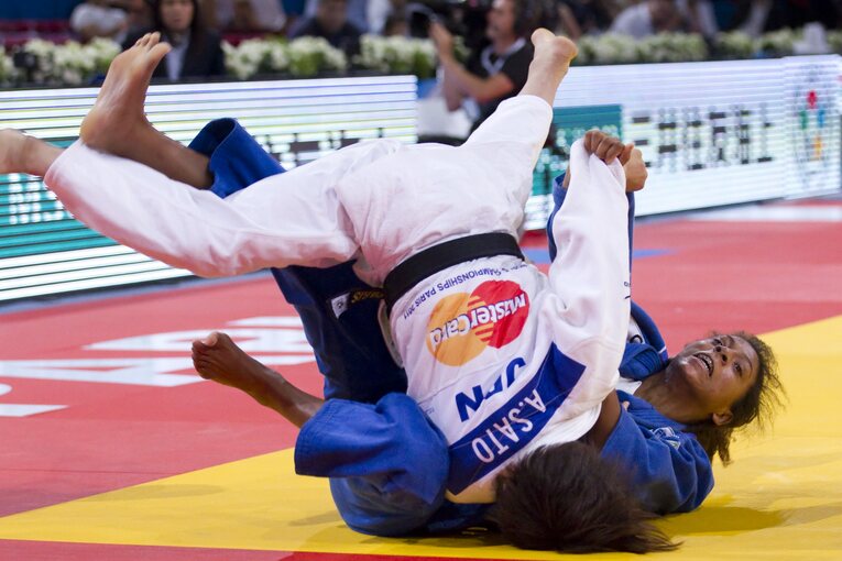 2011年のラファエラ・シルバ　©EPA/JIJI PRESS