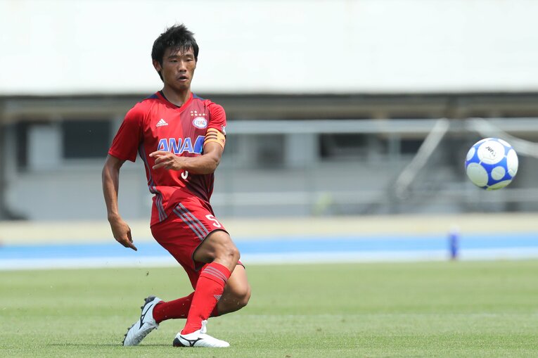 流通経済大時代の守田ⒸNaoki Nishimura/AFLO