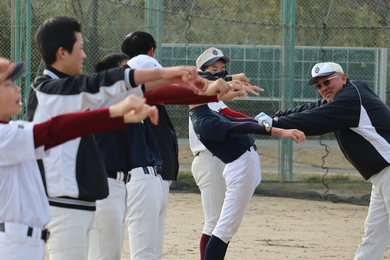 「能力高い子が多い」隠岐ジュニアベースボールクラブの練習風景　©Yuki Kashimoto