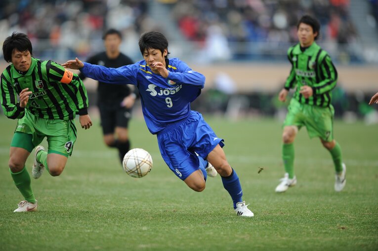 鹿児島城西時代の大迫勇也　©Sports Graphic Number