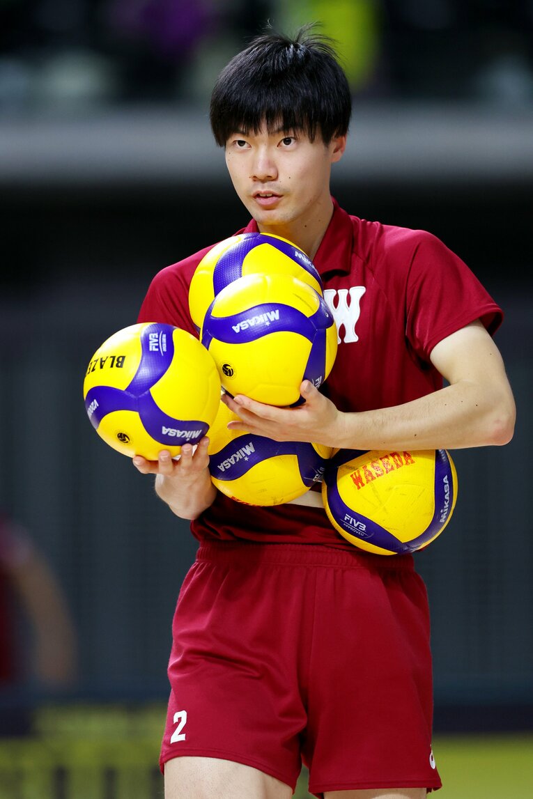 早稲田大時代の大塚達宣　©︎Naoki Nishimura/AFLO SPORT