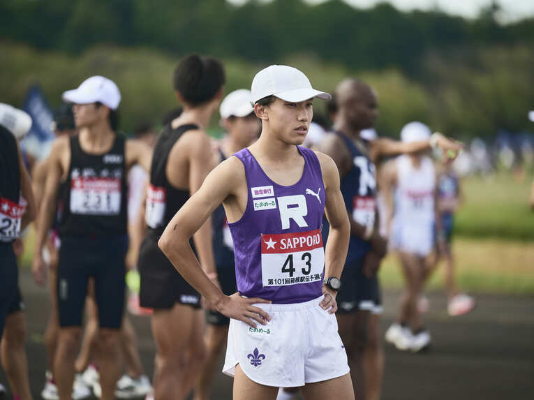 立教大・安藤圭佑主将（4年）　©Yuki Suenaga