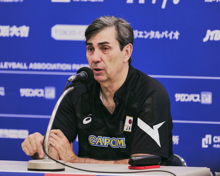 フィリップ・ブラン（VNLポーランド戦）　©︎Yuki Suenaga