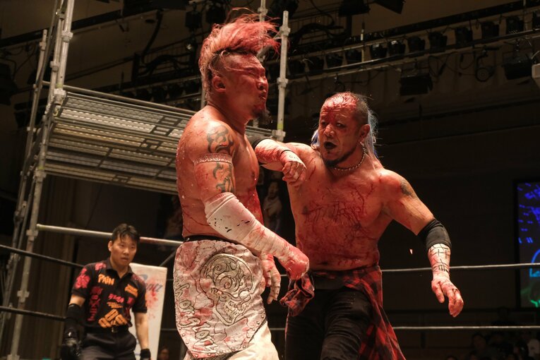 デスマッチのカリスマ・葛西純　©Norihiro Hashimoto