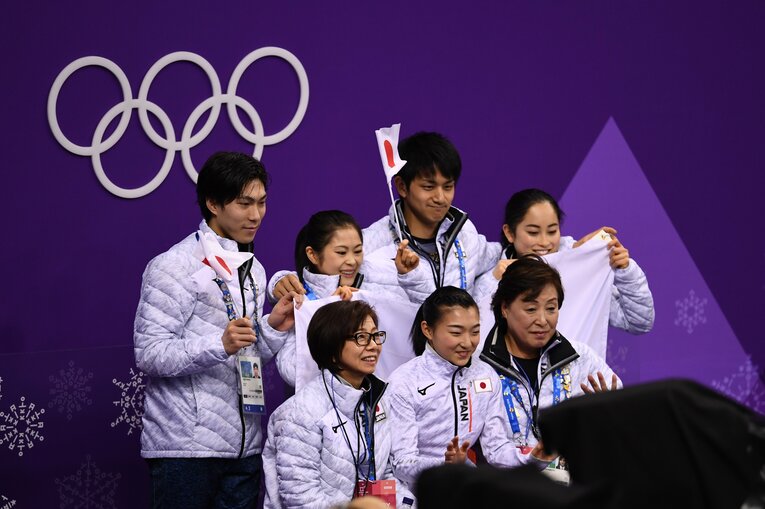 坂本花織が17歳だった頃　2018年平昌五輪の様子　©Asami Enomoto／JMPA