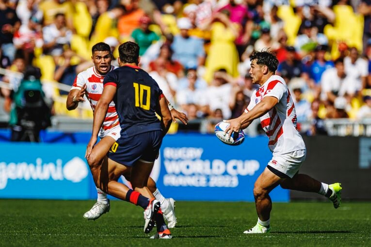 中村亮土（2023年ラグビーW杯アルゼンチン戦）　©︎Kiichi Matsumoto