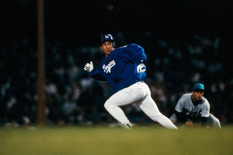 1995年、MLB初ヒットはセンター前安打だった　©︎Kazuaki Nishiyama