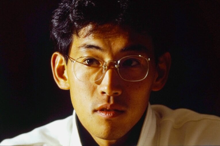 これは貴重！　1990年、プロ4年目の西崎のインタビューポートレート　©Takahiro Kohara