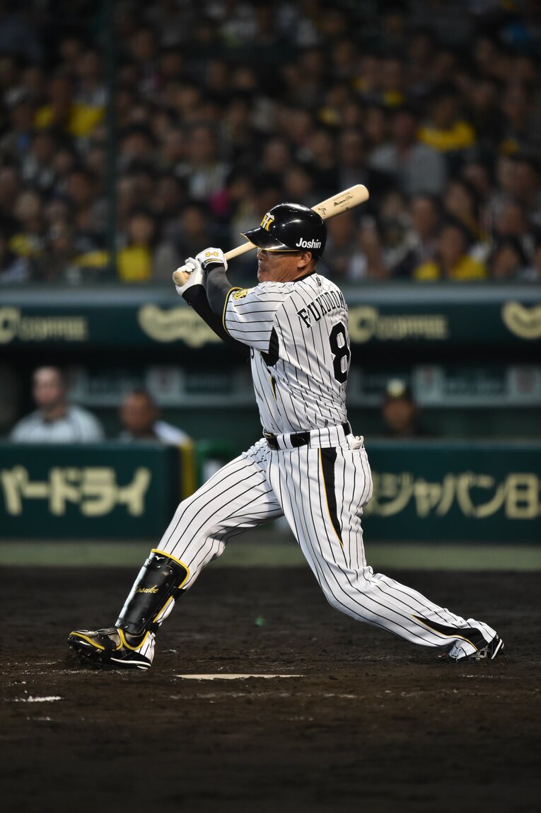 日本球界復帰後は阪神タイガースへ。甲子園の虎ファンを沸かせた　©Hideki Sugiyama