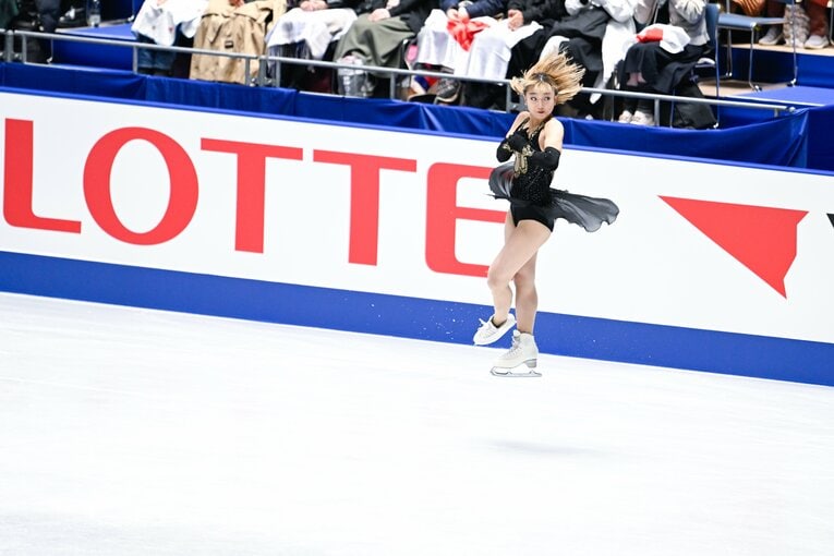 NHK杯、坂本花織のフリー演技　©︎Asami Enomoto