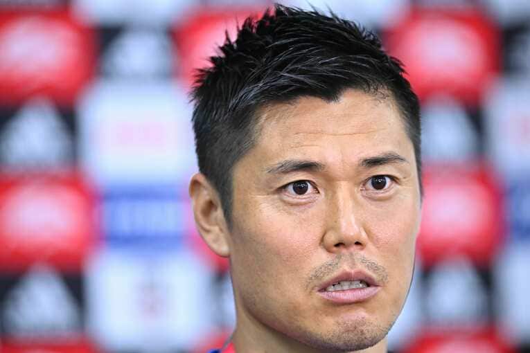 クロアチア戦翌日の会見　©Takuya Kaneko/JMPA