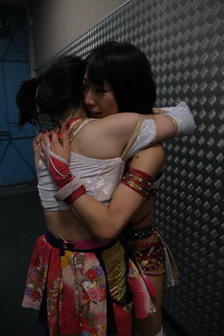 谷ももと組んだ「Wもも」　©Norihiro Hashimoto