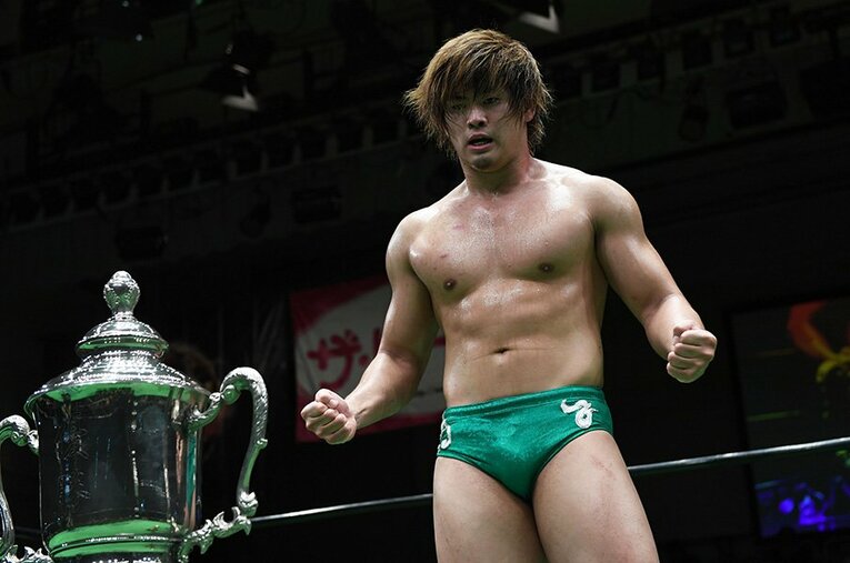 GHCヘビー級王座を果たして戴冠できるかどうか……22歳の若武者に三沢光晴以来の伝統がのしかかる。 ／ photograph by Essei Hara