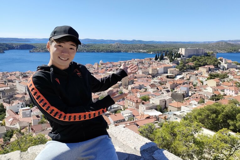 聖バロネ要塞からシベニク旧市街を眺めて　©Yasuyuki Nagatsuka