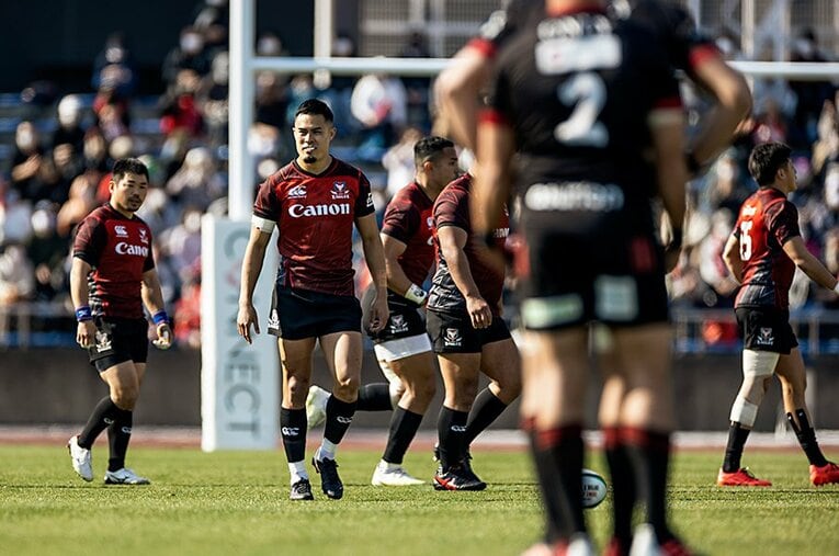 キヤノンイーグルスの新キャプテンとしてチームを牽引する田村優 ／ photograph by Kiichi Matsumoto