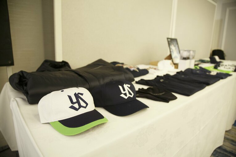 今年1月に行われた今野龍太の後援会発足パーティー　写真提供=今野龍太選手後援会