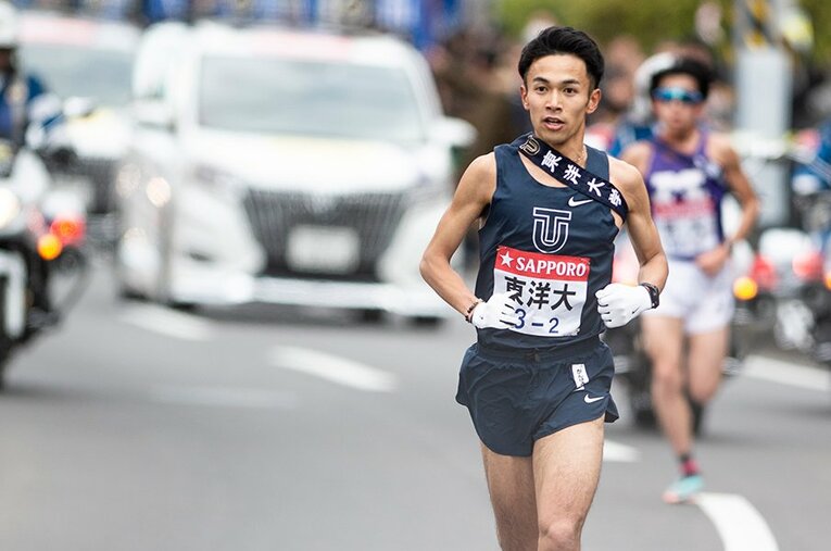 東洋大で活躍し、旭化成に進んだ相澤晃　(C)Yuki Suenaga