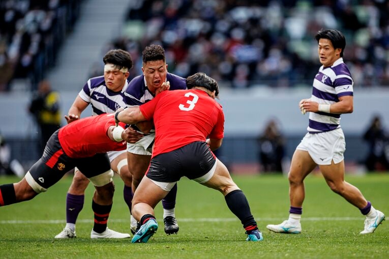 帝京大PR細木康太郎（4年＝桐蔭学園）　©︎Kiichi Matsumoto