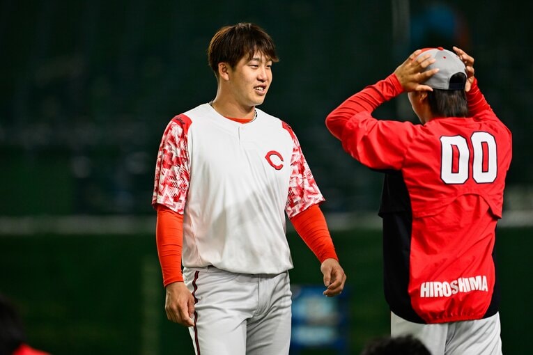 【気づけばカープ主力に…最新】2025年の小園　©Nanae Suzuki