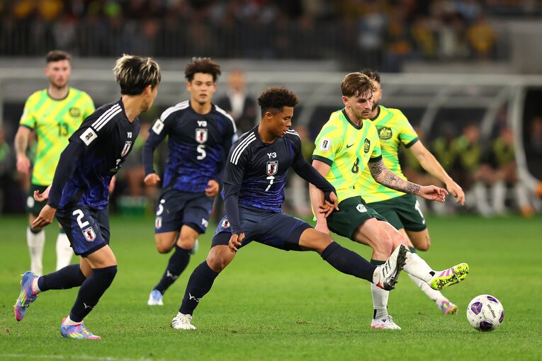 日本は6月シリーズでオーストラリアに敗れたこともあり、最新のFIFAランクは2つ下げて17位に　©Getty Images