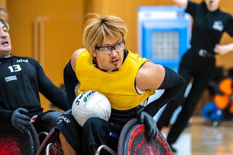 自身4回目のパラリンピックに向け激しい練習に取り組む池崎大輔　©Takuya Sugiyama